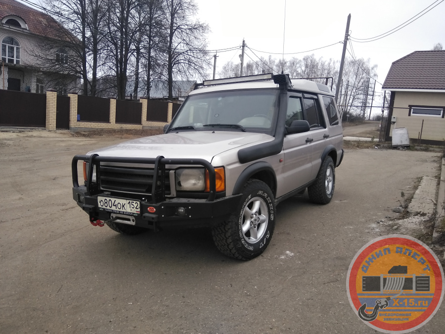 фото застрявшего Land Rover Discovery 2   Нижний Новгород