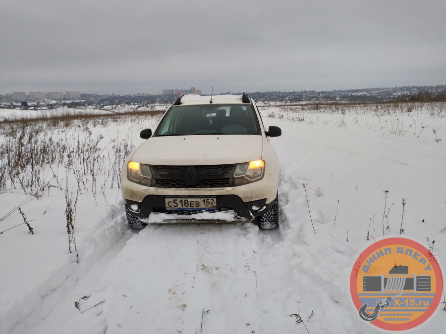 фото застрявшего Renault Duster 4wd AT, Нива 3D Нижний Новгород