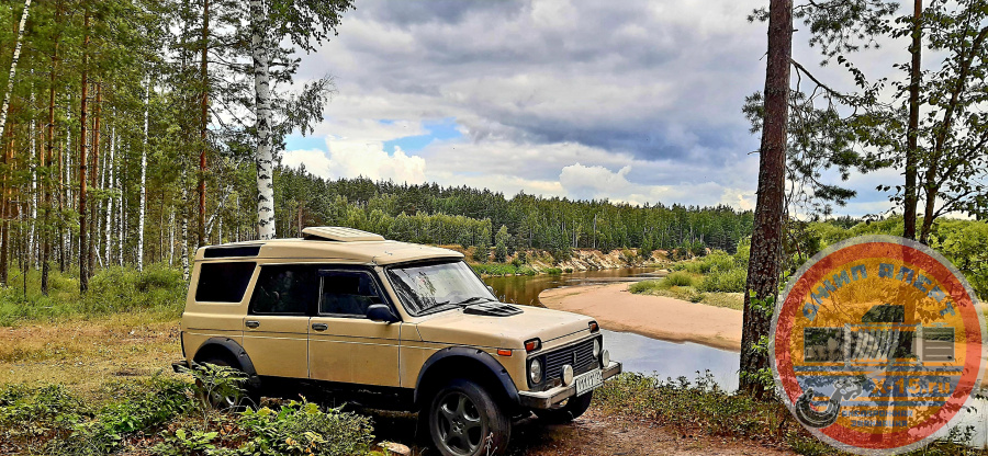 фото застрявшего Niva-Laura Land Rover edition Чебоксары
