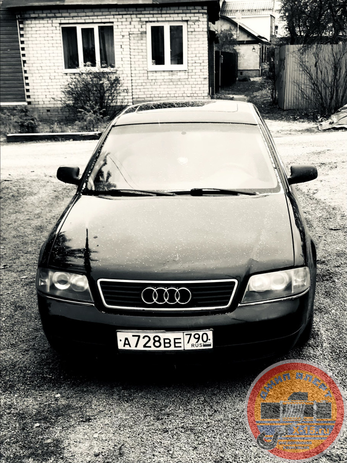 фото застрявшего Audi a6  Москва