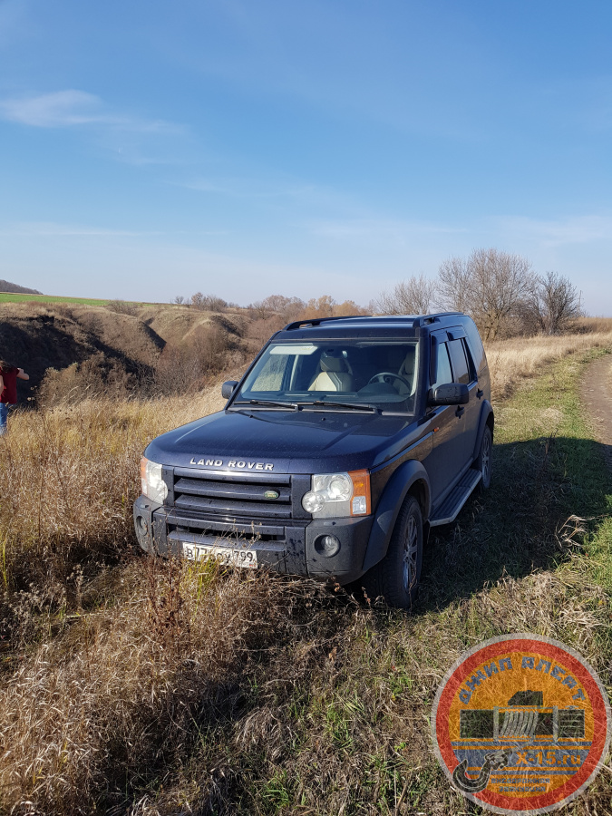фото застрявшего LR Discovery 3 Москва