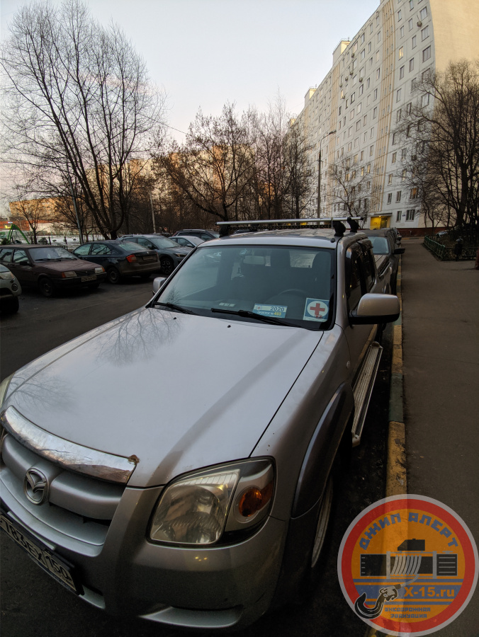 фото застрявшего Mazda BT50  Москва