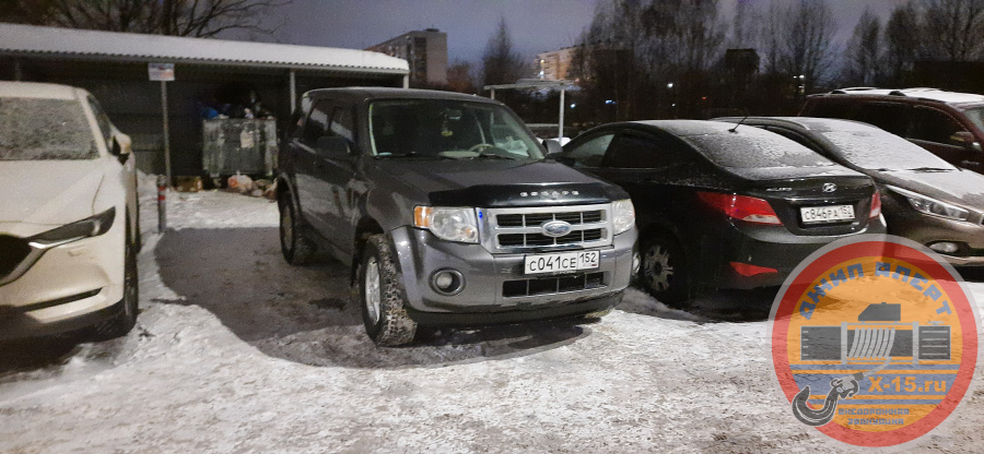 фото застрявшего Ford escape Нижний Новгород