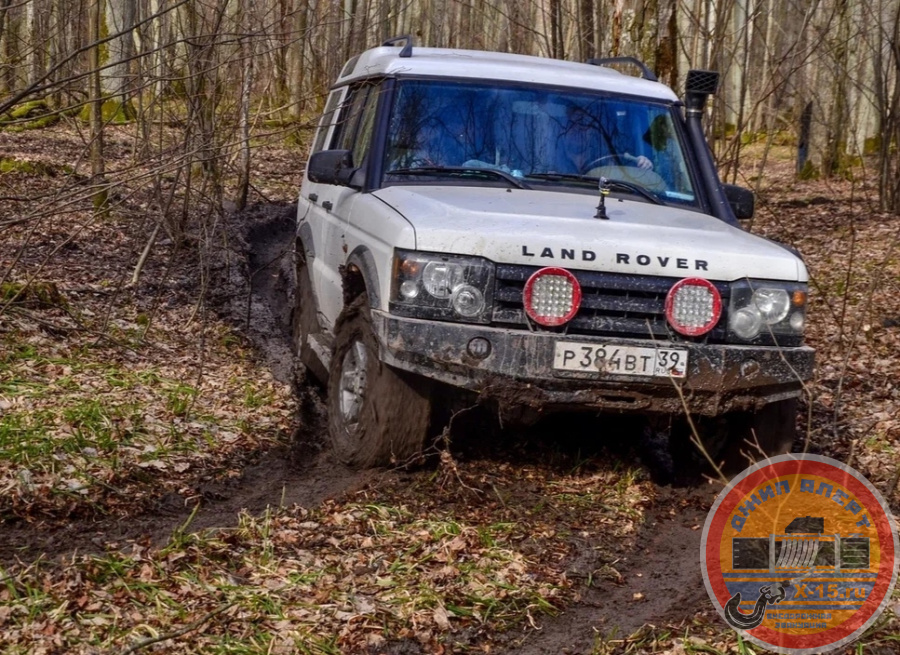 фото застрявшего Land Rover  discovery Калининград