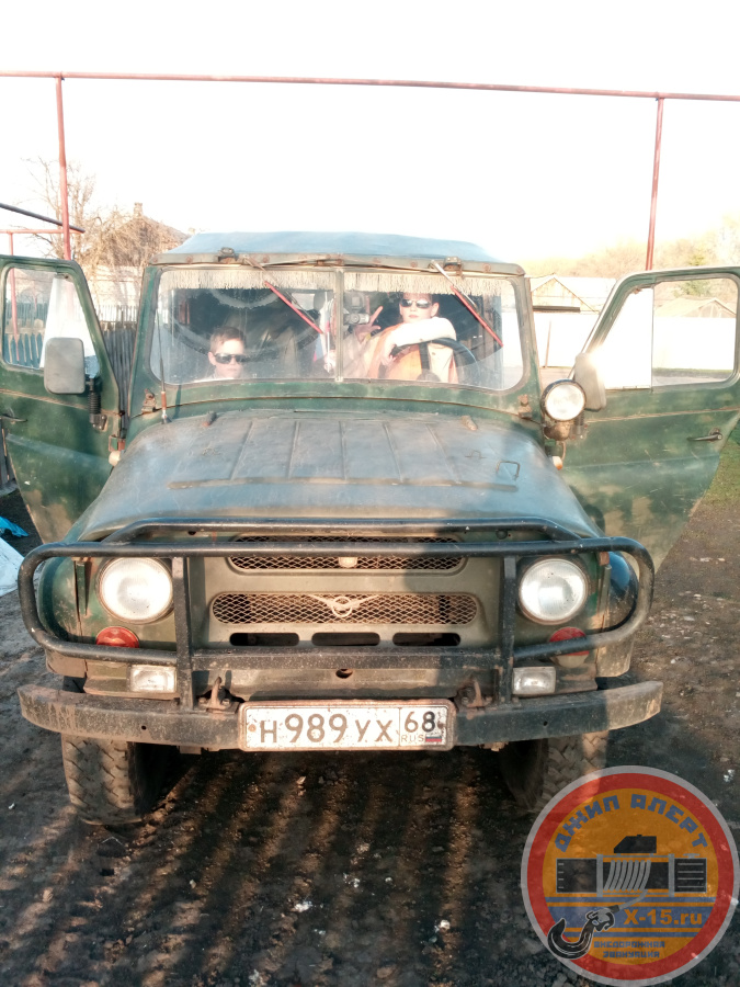 фото застрявшего УАЗ 469 Тамбов