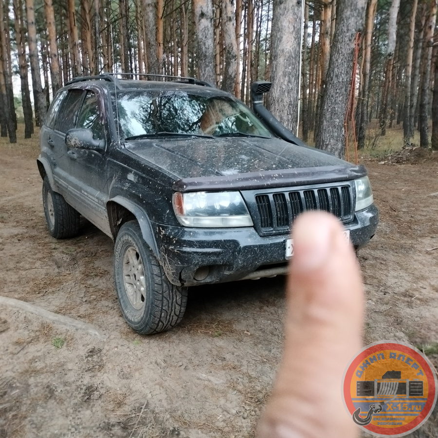 фото застрявшего Jeep Grand Cherokee II Нижний Новгород