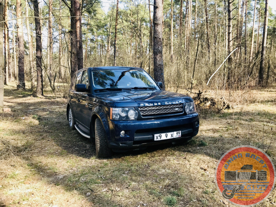 фото застрявшего Range Rover Sport TDiesel Москва