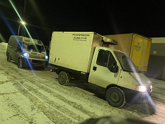Дернуть на тросу для запуска  вытащить застрявшую машину Боксер Пежо 