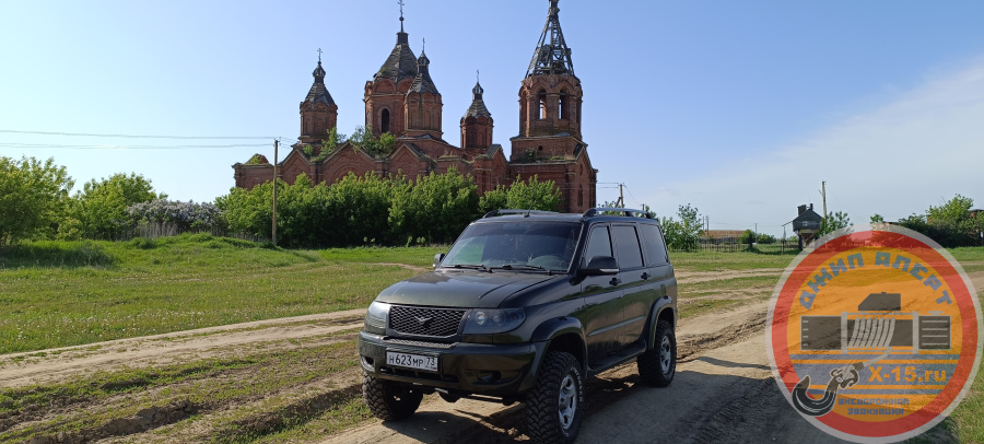 фото застрявшего Уаз патриот Ульяновск