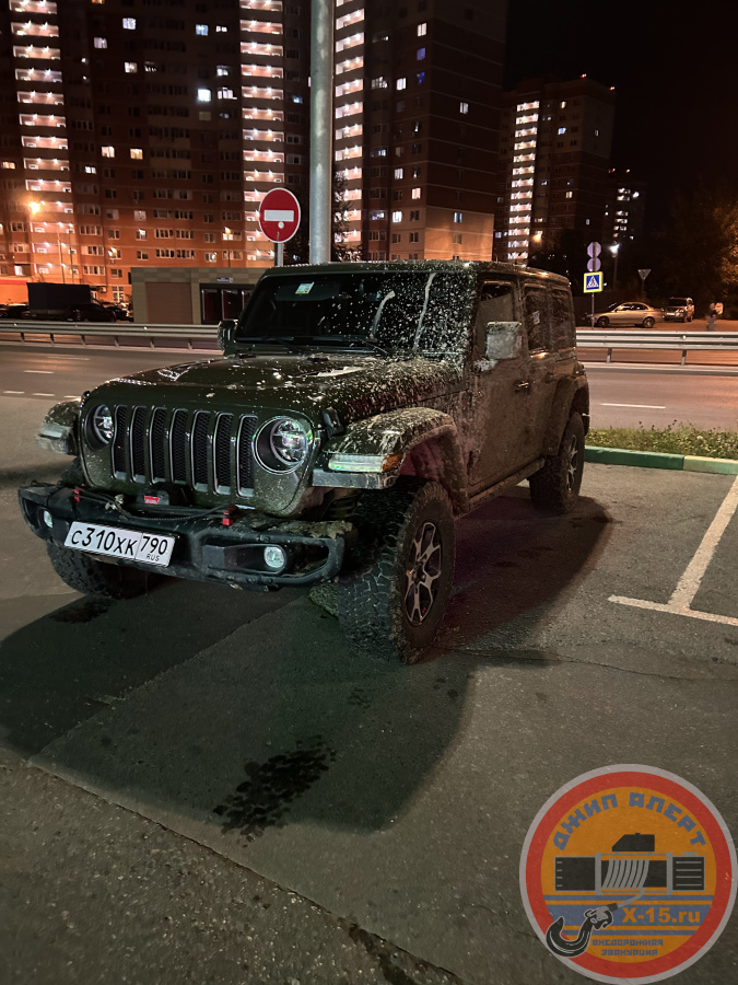 фото застрявшего Jeep wrangler Щёлково