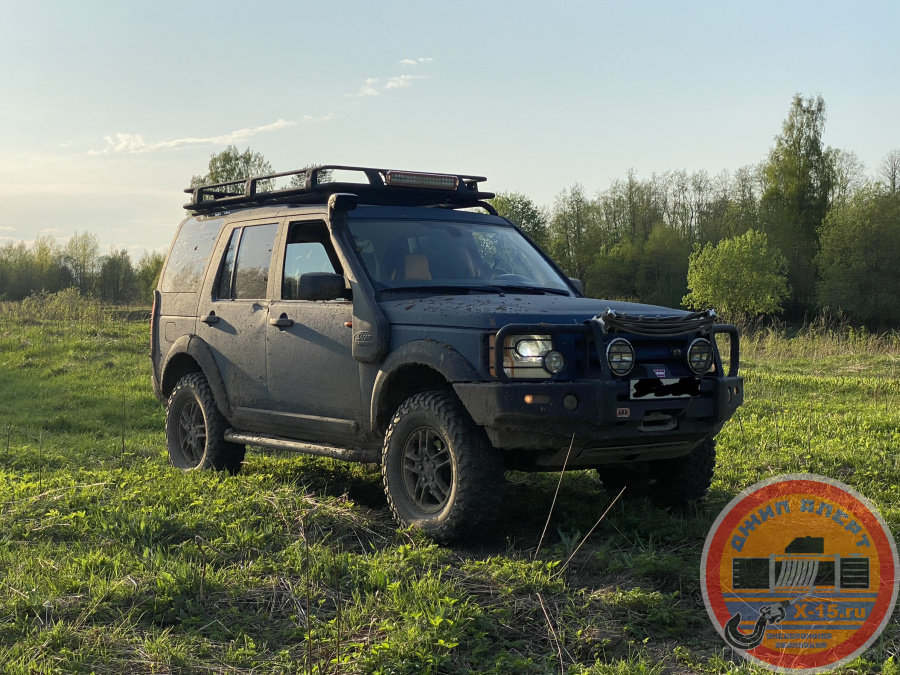 фото застрявшего Land Rover Discovery 3 Санкт-Петербург