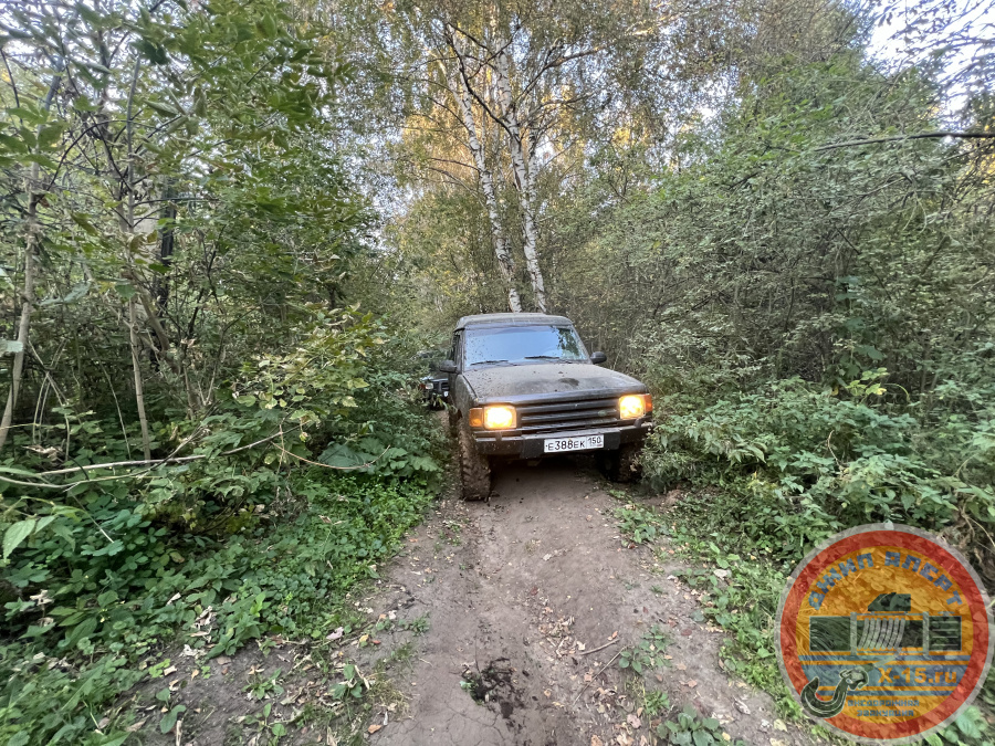 фото застрявшего Land Rover Discovery1  село Еганово