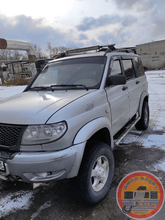 фото застрявшего УАЗ ПАТРИОТ Ульяновск