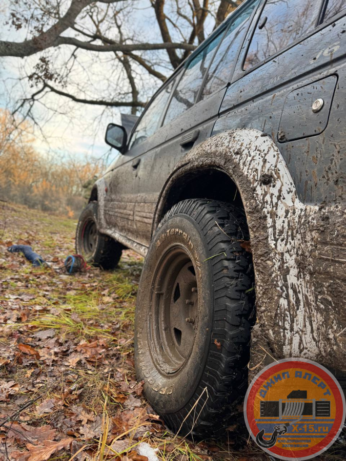 фото застрявшего Mitsubishi Pajero 2 Самара