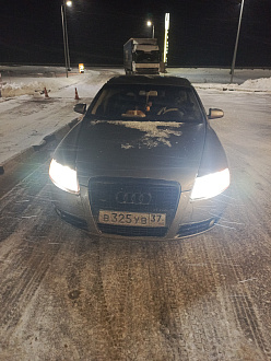 помогите,  вытащить застрявшую машину Ауди а 6 с 6