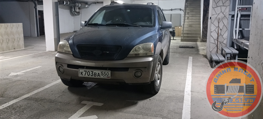 фото застрявшего Kia Sorento BL Истра