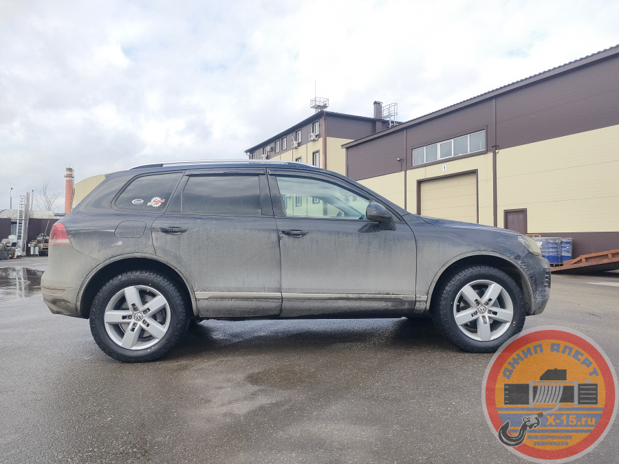 фото застрявшего Touareg Nf 3.0D 
