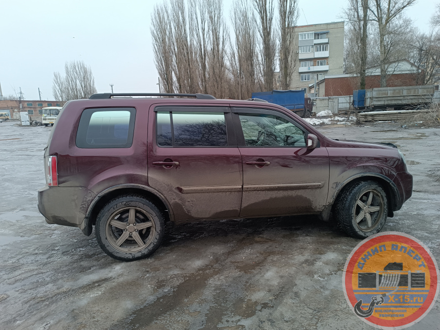 фото застрявшего Honda Pilot 'ка 2 Балашов