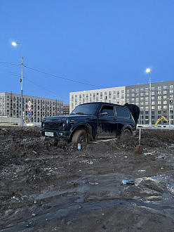помогите пожалуйста, застала машина, до дороги 5 метров, в грязь лесть не надо, нужна тяжелая машина около 2тонн, желательно авто с лебедкой вытащить застрявшую машину нива 