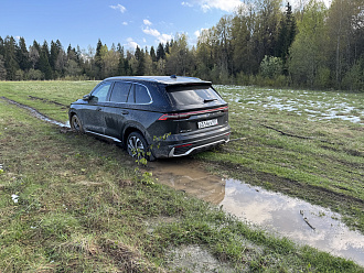Дернуть машину на поле. Проушина есть вытащить застрявшую машину Geely