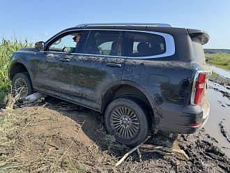 прошу помощи, застряли в поле, сидим на пузе, пытались поддомкрачивпть и подкладывать ветки, не получается, колеса прокоучиваются, с нами детей нет, собака шпиц вытащить застрявшую машину Tank500