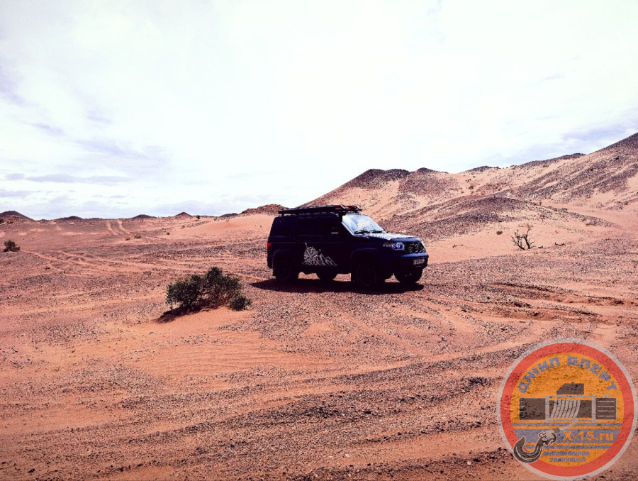 фото застрявшего УАЗ Патриот 