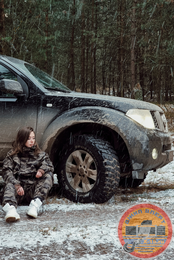 фото застрявшего Nissan pathfinder  Ногинск