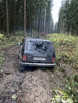 помогите, застрял. Машина разрылась, лебедки нет, трасса нет вытащить застрявшую машину Нива