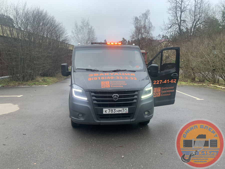 фото застрявшего Газель Эвакуатор (платформа)  