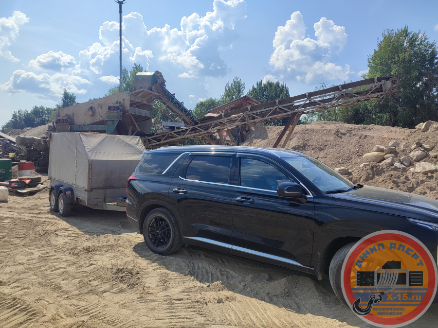 фото застрявшего Хендай 4х4 Сергиев Посад