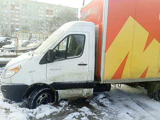 прошу помощи,  вытащить застрявшую машину Sollers Atlanta 