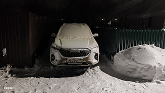 помогите,  вытащить застрявшую машину Haval M6