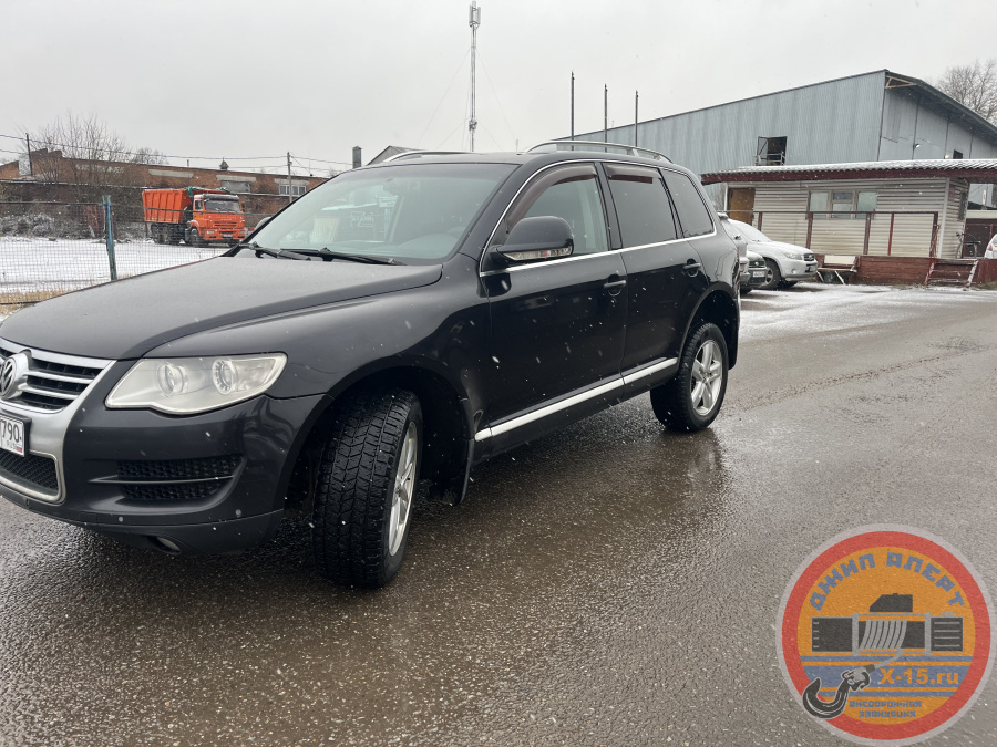 фото застрявшего Фольцваген Туарег Москва