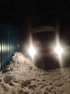 Съехал с дороги, машина почти у забора вытащить застрявшую машину Газель 