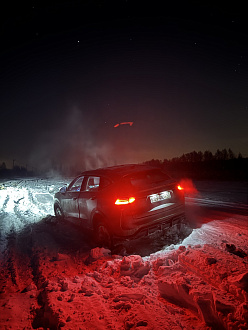 помогите пожалуйста,  застрял в снегу. Первый раз за пару часов смог откопать, второй раз уже сил нет. От дороги метров в 50  вытащить застрявшую машину Haval f7