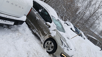 Застрял в сугробе,не смог выехать,машина села вытащить застрявшую машину Kia ceed