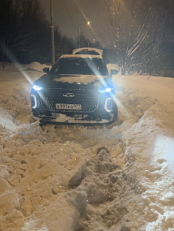 Застрял в колее. вытащить застрявшую машину Чери тигго 9.