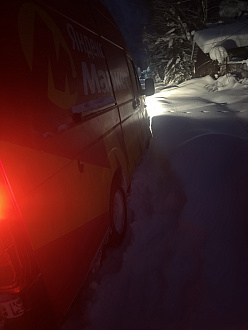 Застрял в снегу по дороге к клиенту вытащить застрявшую машину Gazel next