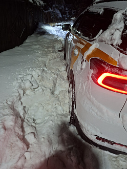 Застрял на улице в 100 от выезда вытащить застрявшую машину Чери тигго7 про макс