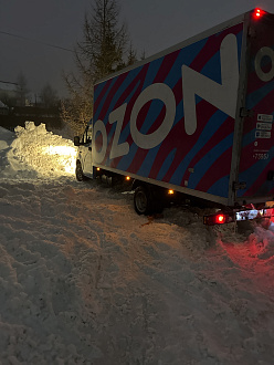 Застрял на повороте вытащить застрявшую машину ГАЗель озон
