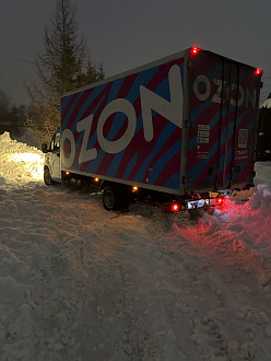 Застрял на повороте вытащить застрявшую машину ГАЗель озон