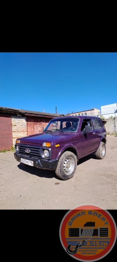 фото застрявшего Нива 