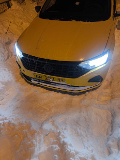 Если в колее метров 100 до асфальта. вытащить застрявшую машину Volkswagen polo?