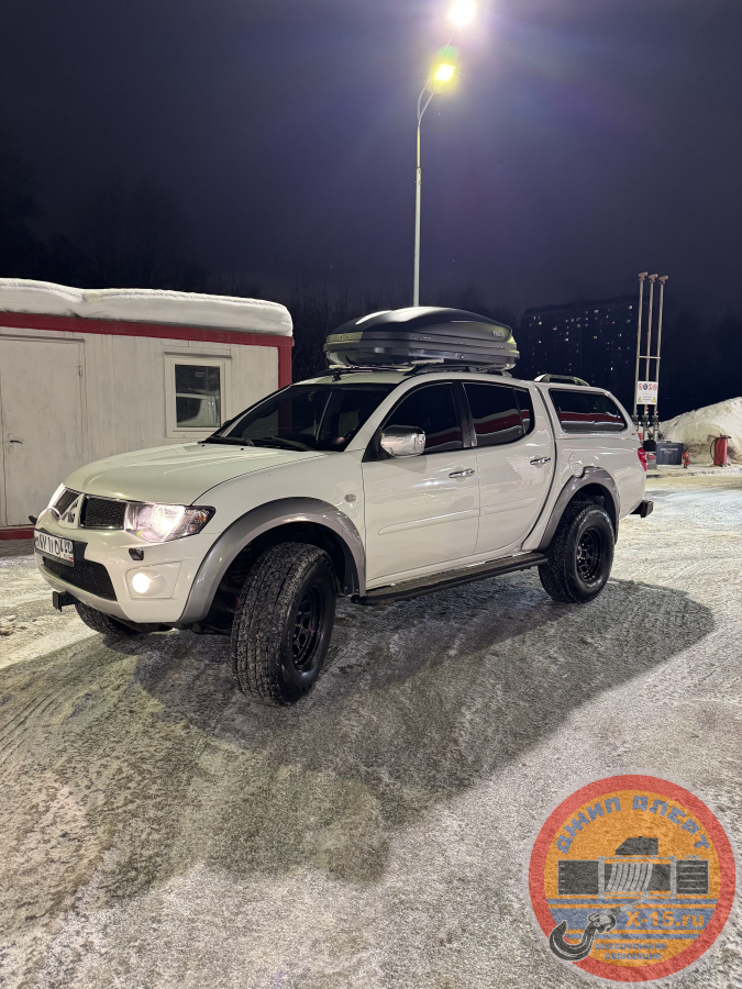 фото застрявшего Mitsubishi L200 Балашиха