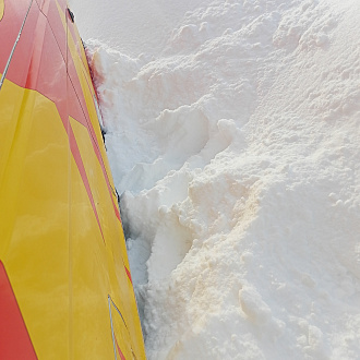 Снесло в снег вытащить застрявшую машину Газель