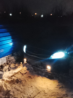 Вам застрял в садах. вытащить застрявшую машину Kia rio