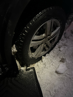 помогите,  вытащить застрявшую машину Хавал 