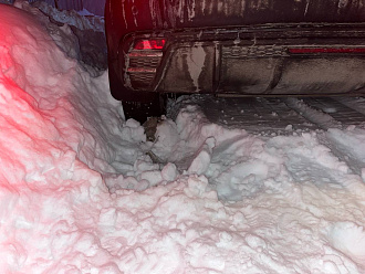 помогите,  вытащить застрявшую машину Хавал 