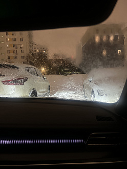 Застряли в снегу на парковке во дворе. вытащить застрявшую машину Kia?