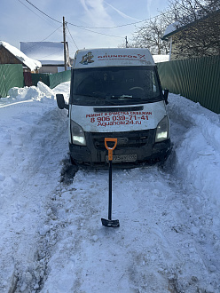 Застряли в калие надо дернуть метров на 10  вытащить застрявшую машину Форд транзит короткая база